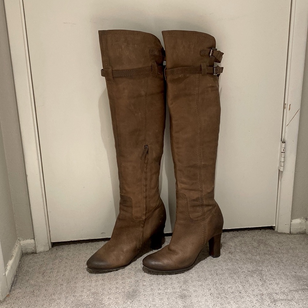 Sam Edelman 100% soft leather over the knee boots.  Super comfy